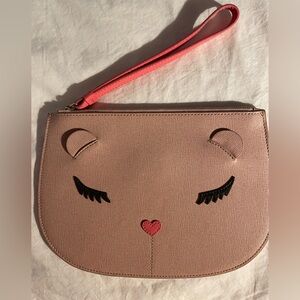 Furla cat wristlet